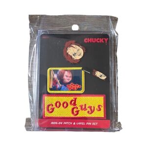 Bioworld Chucky Patch and Pin Collectors Set